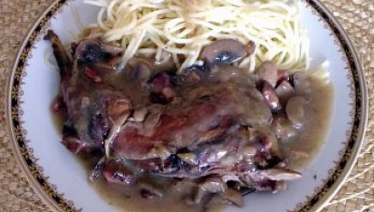 Bažant na víně