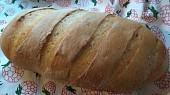 Bílý chléb se starým těstem - old dough, pâte fermentée