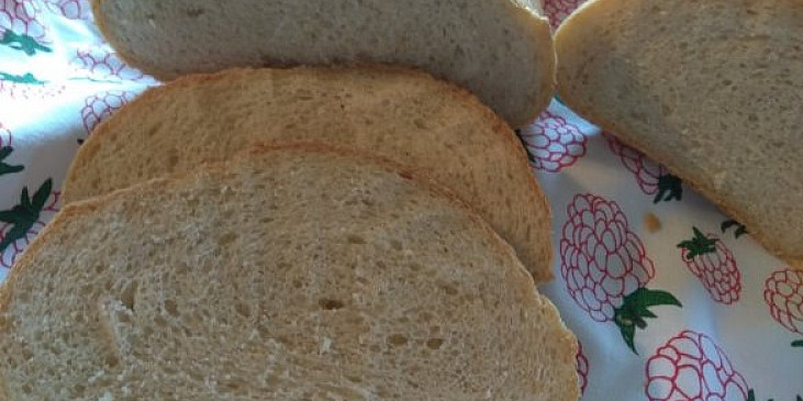 Bílý chléb se starým těstem - old dough, pâte fermentée