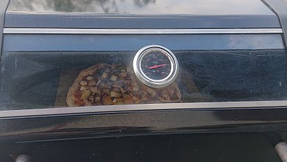 Jehněčí pizza na grilu, Pizza na grilu