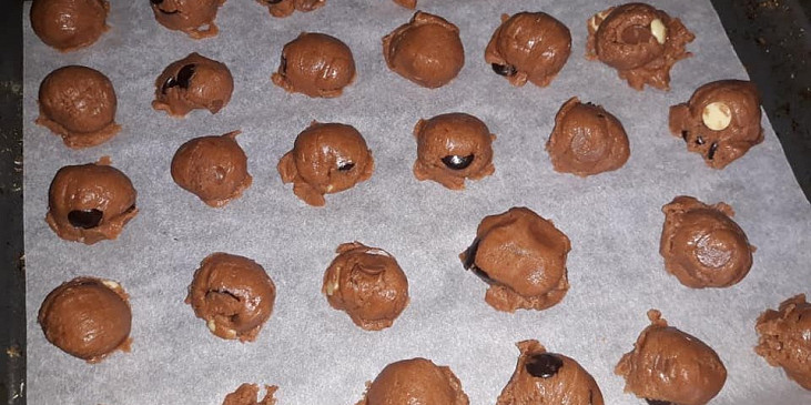 Kakaovo-čokoládové rychlé sušenky