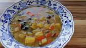 Bramborová polévka s pohankou