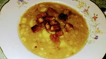 Křampes - staročeská zelná polévka z Vrchoviny