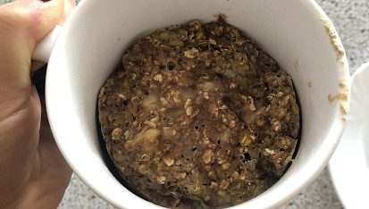 Mug cake z ovesných vloček