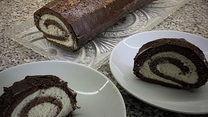 Roláda s mascarpone krémem