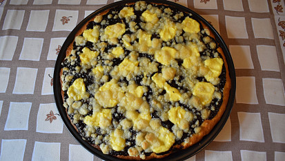 Valašské frgály, náplň povidlová + zbytky tvarohové