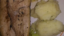 Pstruzi v papilotě (zabalené jako dopis v pečícím papíru)