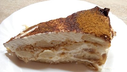 Nepečená buchta na způsob tiramisu