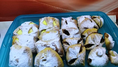Tvarohové kynuté šátečky