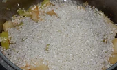 Paella s tykví a kuřecími stehýnky
