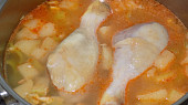 Paella s tykví a kuřecími stehýnky