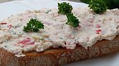 Šunkovo - papriková pomazánka z mascarpone