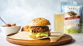 Burger s trhaným masem