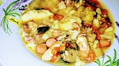 Kuřecí přesnídávková polévka s uzeným (husťačka)