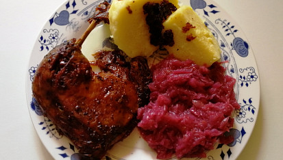 Bramborové knedlíky - po bavorsku