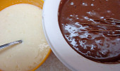 Lité kakaové řezy s tvarohovou náplní