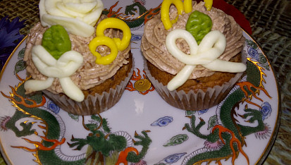 Muffiny z Margot čokolády s krémem