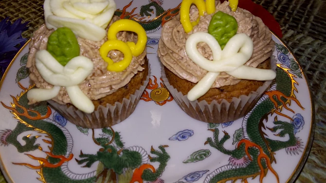 Muffiny z Margot čokolády s krémem