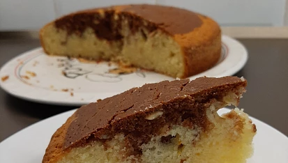 Čoko-mandlová bábovka