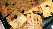 Kvásková focaccia