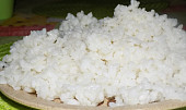 Rýže dušená v mikrovlnce (Ryža po 7 min na 170 W, hmotnosť 567 g.)