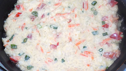 Rýžová frittata