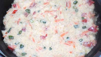Rýžová frittata