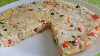 Rýžová frittata