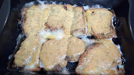 Kapr na tymiánu v sýrovém těstíčku