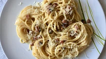 Tradiční špagety Carbonara