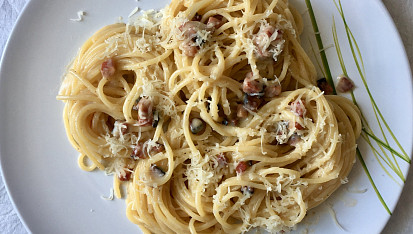 Tradiční špagety Carbonara