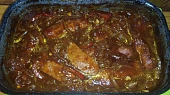 Buřty na černém pivu (na grilu)