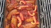 Buřty na černém pivu (na grilu)