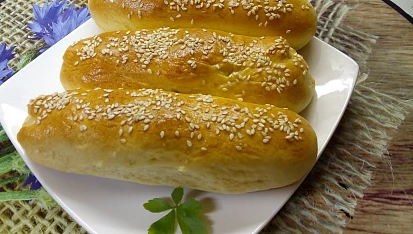 Máslové rovné rohlíky