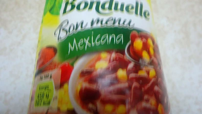 Mexická rýže s fazolemi a zeleninou