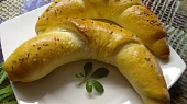 Máslové rovné rohlíky