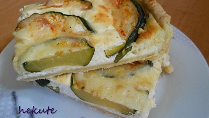Quiche s cuketou, A následný řez tohoto vynikajícího quiche...