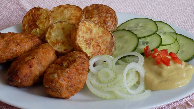 Čevapčiči z horkovzdušné fritézy