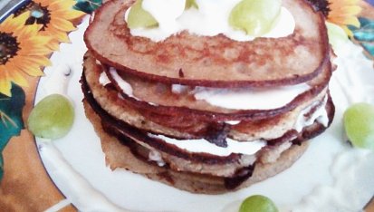 Dietní mini palačinky s jogurtem