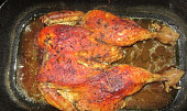 Rozplácle pečené kuře