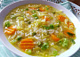 Kapustová polévka s mrkví a rýží