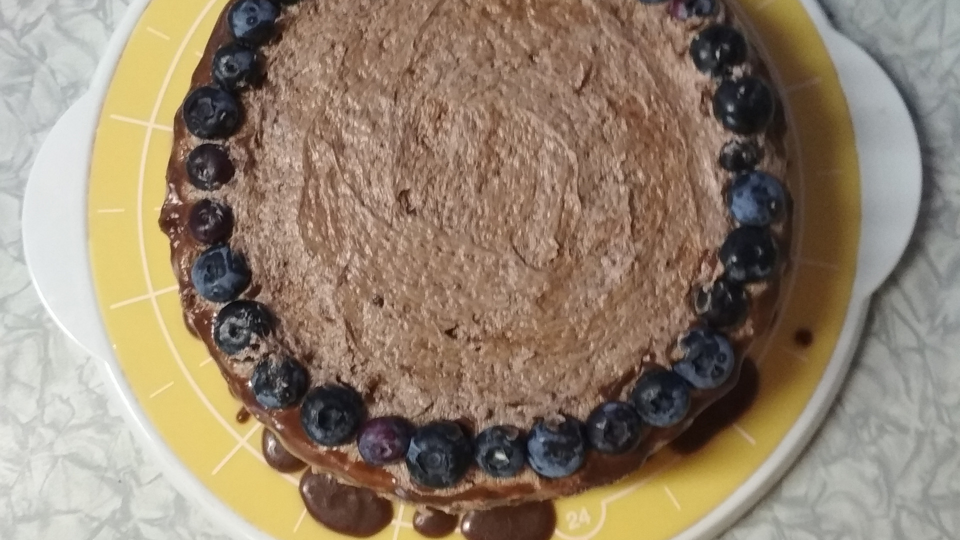 Čokoládový dort s pudinkovým krémem