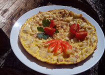 Šunko-flíčková omeleta