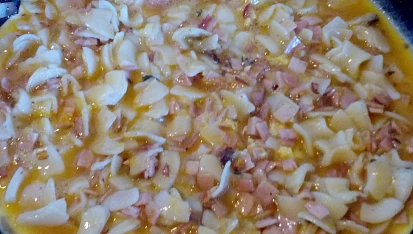 Šunko-flíčková omeleta