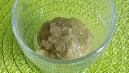Jablečno-rybízový pohár