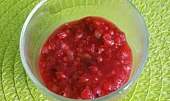 Jablečno-rybízový pohár