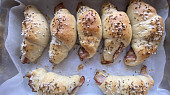 Skládaný slaný škvarkový koláč – trhací