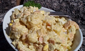 Svačinový květákovo - bramborový salát