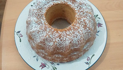 Cuketovo-citronová bábovka