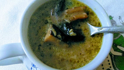 Houbovka s kroupami